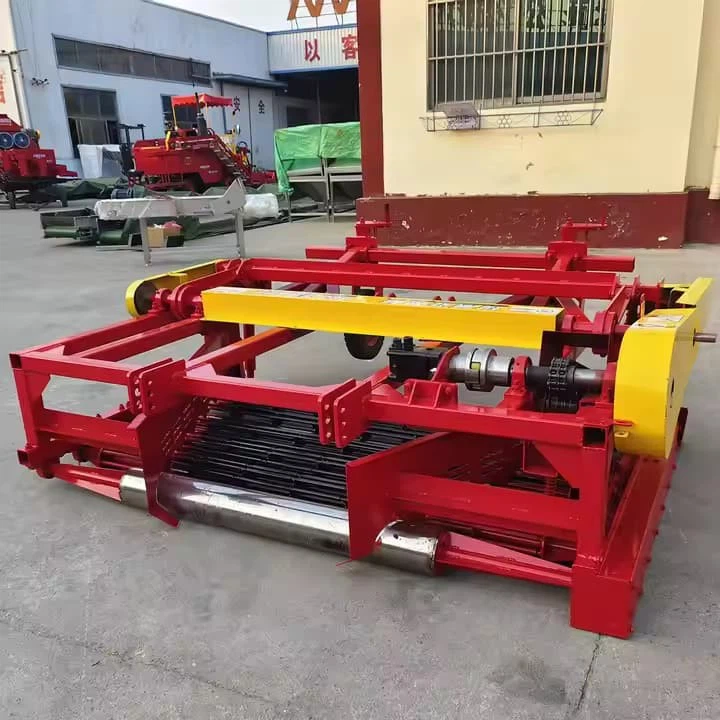 Chinese Factory Comapny Equipment Automatic Combine Garlic Root Cutting And Packing MahineTractor Gralic Harvester Agricultural Machinery Equipment