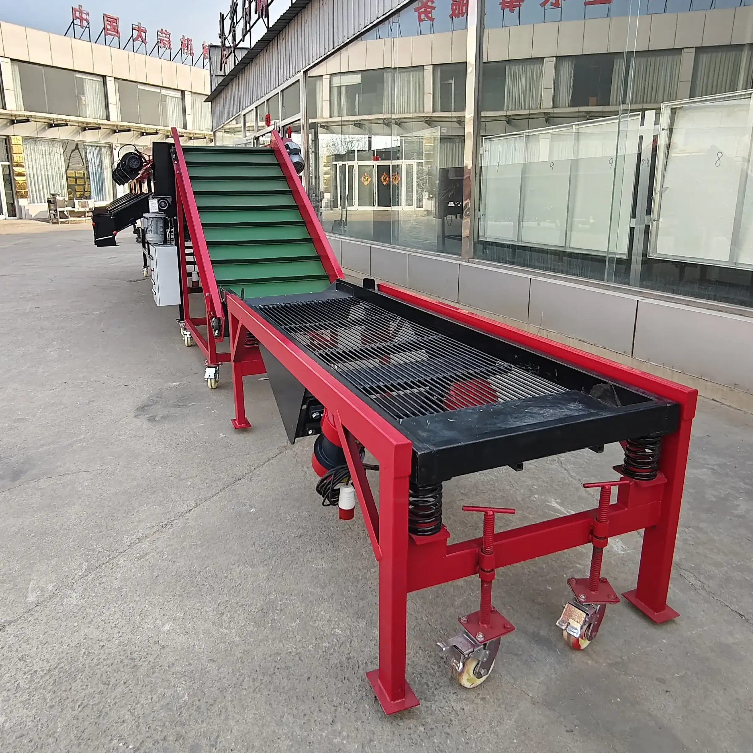 स्वचालित लहसुन छँटाई मशीन बड़े आकार का सॉर्टर खाद्य सुरक्षा अनुपालन के साथ निर्यात के लिए अनुकूलित ओईएम लहसुन सॉर्टर