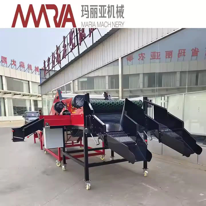 गैलिक उपकरण लीडर पोर्टेबल लहसुन छँटाई उपकरण फोल्डेबल डिज़ाइन 15kW पावर फार्म और फैक्ट्री वर्सेटिलिटी लहसुन सॉर्टर